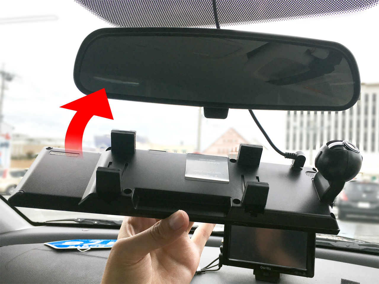 待望☆】 ユピテル ミラー型 ドライブレコーダー ドラレコ DRY-FH220M