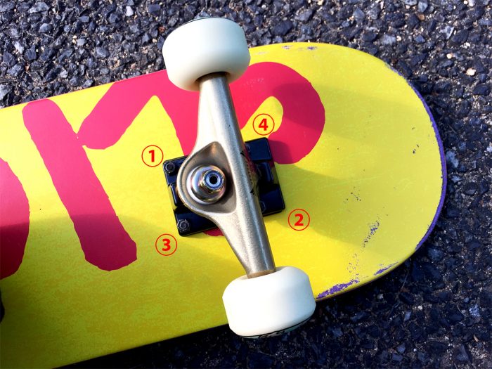 スケボー sk8 skateboard セットアップ トラック デッキ ビス