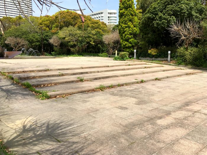 ポートアイランド南公園 スケボーパーク minami park　ステア