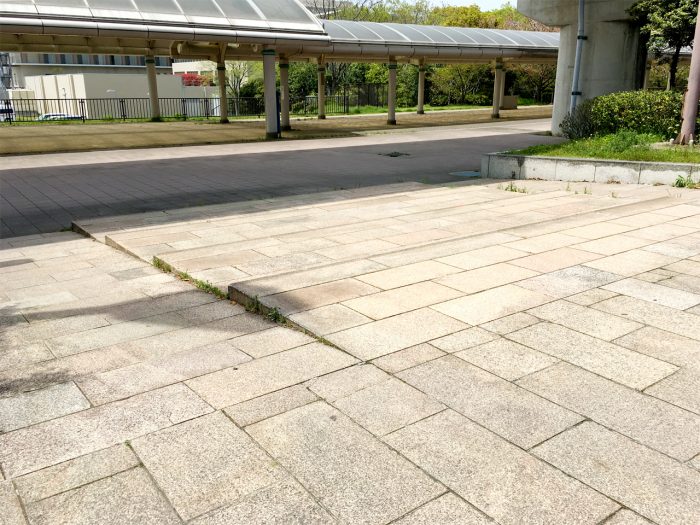 ポートアイランド南公園 スケボーパーク minami park　ステア