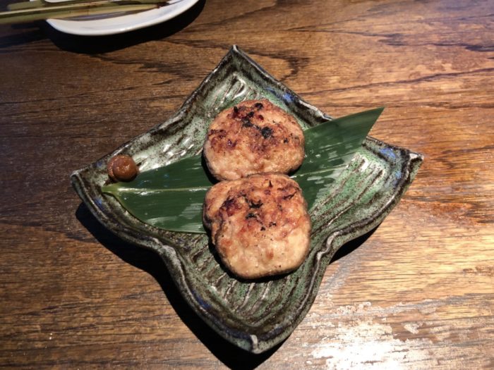 Tsukuneya Robata Grill B'z ハワイ つくね屋レビュー・感想 料理 しいたけの生つくね詰め