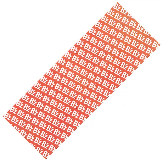 かまわぬ てぬぐい (朱/B'zロゴづくし)