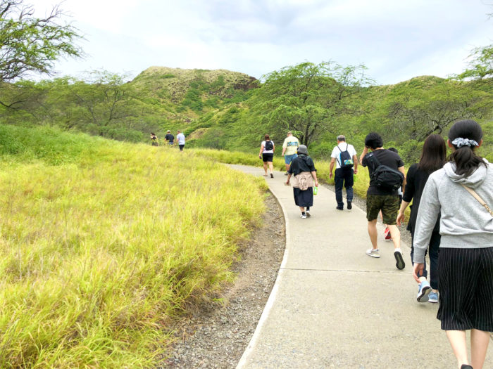 ハワイ ダイヤモンドヘッド 観光 登山 感想 レビュー 登山口