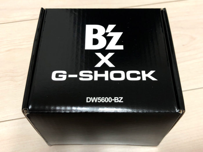B'z × G-SHOCK DW-5600 “LIMITED MODEL”（ブラック）レビュー･感想 30周年 exhibition 梱包箱