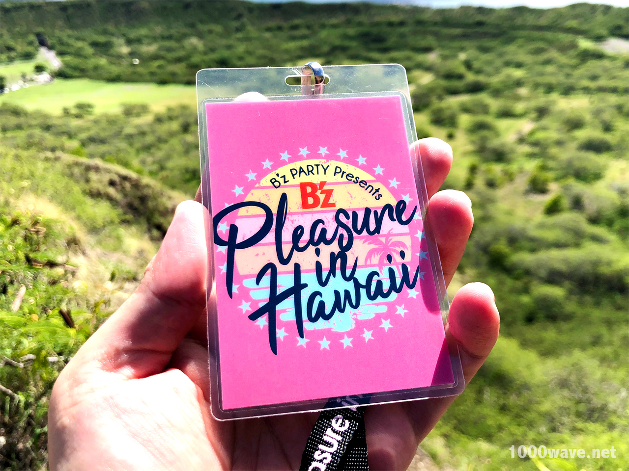 B'z Pleasure in Hawaii 当選者特典グッズ ネックパス