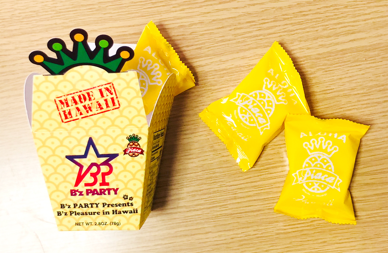 B'z Pleasure in Hawaii パイナップルケーキ ショートブレッドクッキー Sサイズ