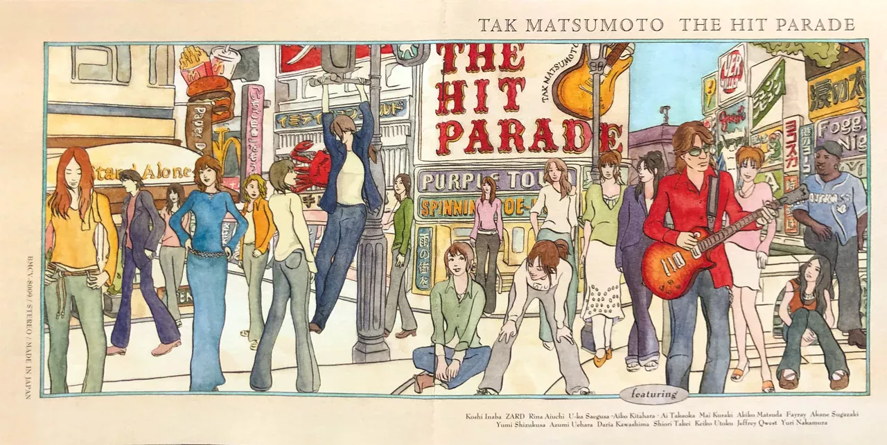 thehitparadeのジャケットアートワーク