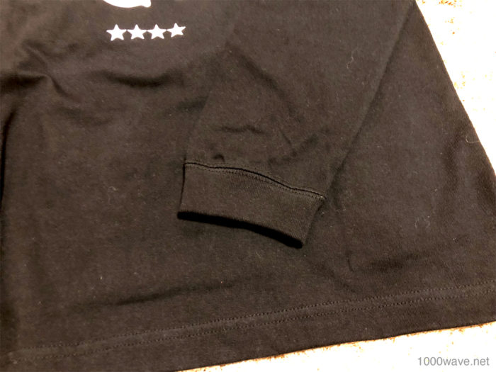 Logo Long Sleeve TEE BLACK ロンT 袖 BUMP OF CHICKEN とVERDY(ヴェルディ)コラボ 2018winterグッズレビュー