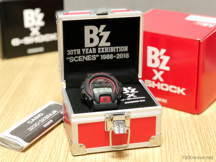 B'z × G-SHOCK RED コラボ 商品レビュー･感想 DW6900-BZ