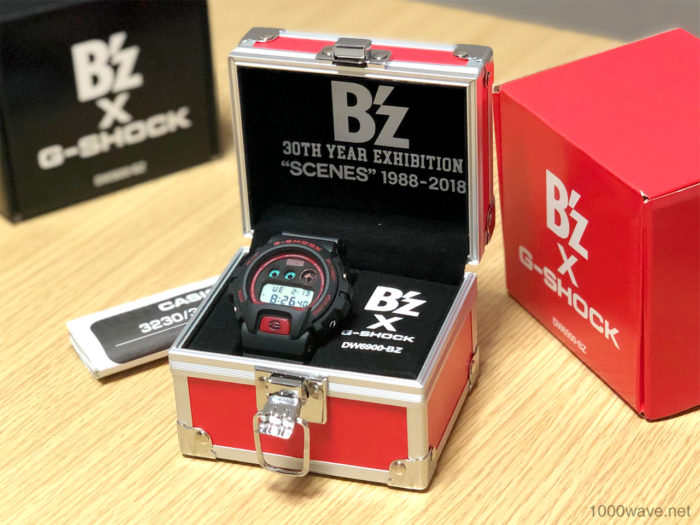 B'z × G-SHOCK RED コラボ 商品レビュー･感想 DW6900-BZ