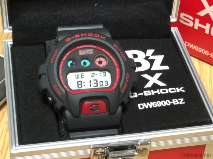 B'z × G-SHOCK RED コラボ 商品レビュー･感想 DW6900-BZ