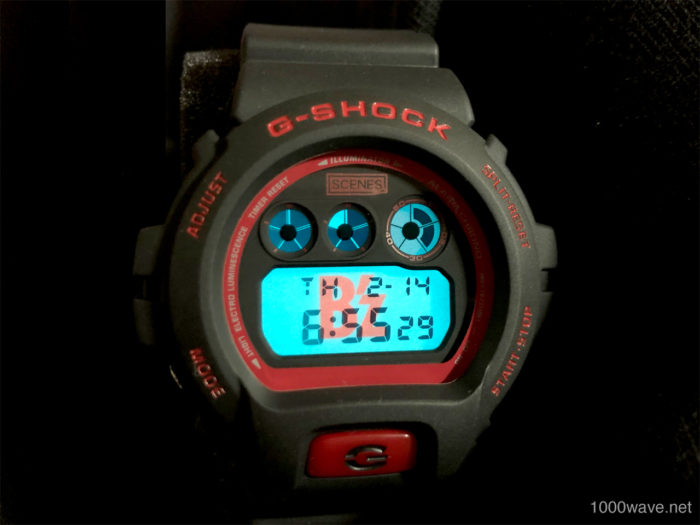 B'z × G-SHOCK RED コラボ 商品レビュー･感想 DW6900-BZ