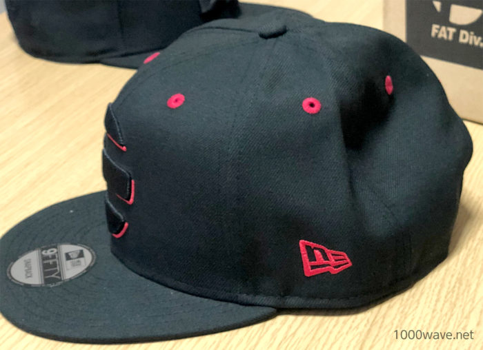 NEW ERA x FAT Div. Collaboration Cap ニューエラコラボキャップレビュー･感想 左側のニューエラの刺繍