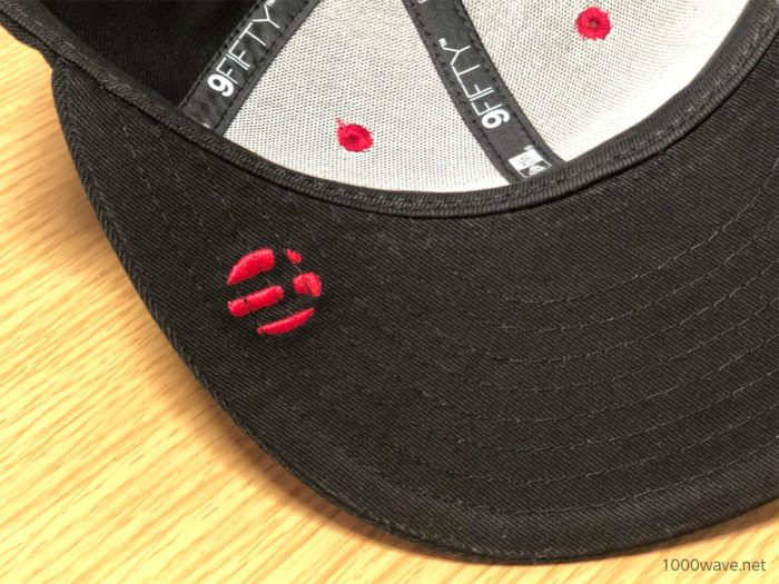 NEW ERA x FAT Div. Collaboration Cap ニューエラコラボキャップレビュー･感想 ツバの裏の刺繍