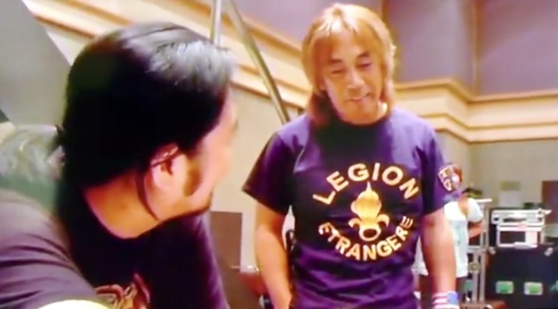 永井GO展でも着用していたB'z松本さんが昔から着ているLEGION ETRANGERE Tシャツ