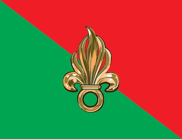 フランス外人部隊の隊旗