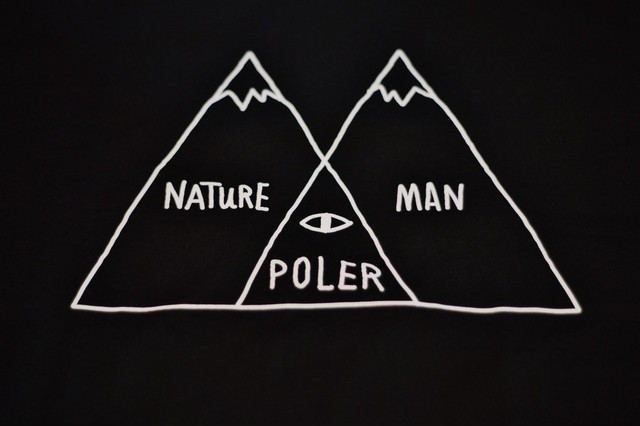 polerのvennダイアグラムモチーフのロゴ