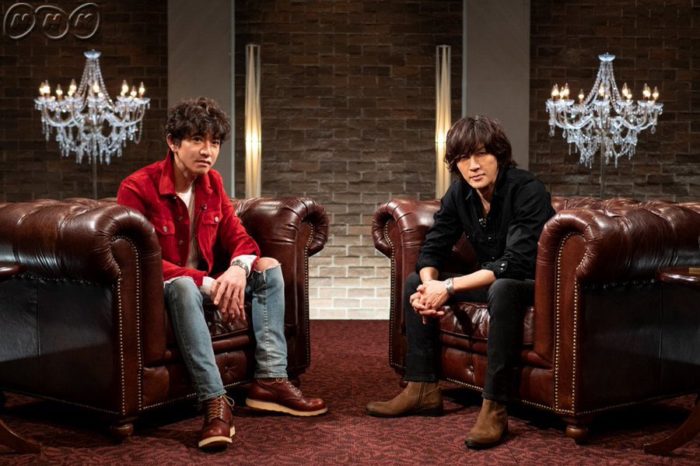 2月29日放送『SONGS』で対談の模様が放送される木村拓哉(左)、稲葉浩志(右)(C)NHK