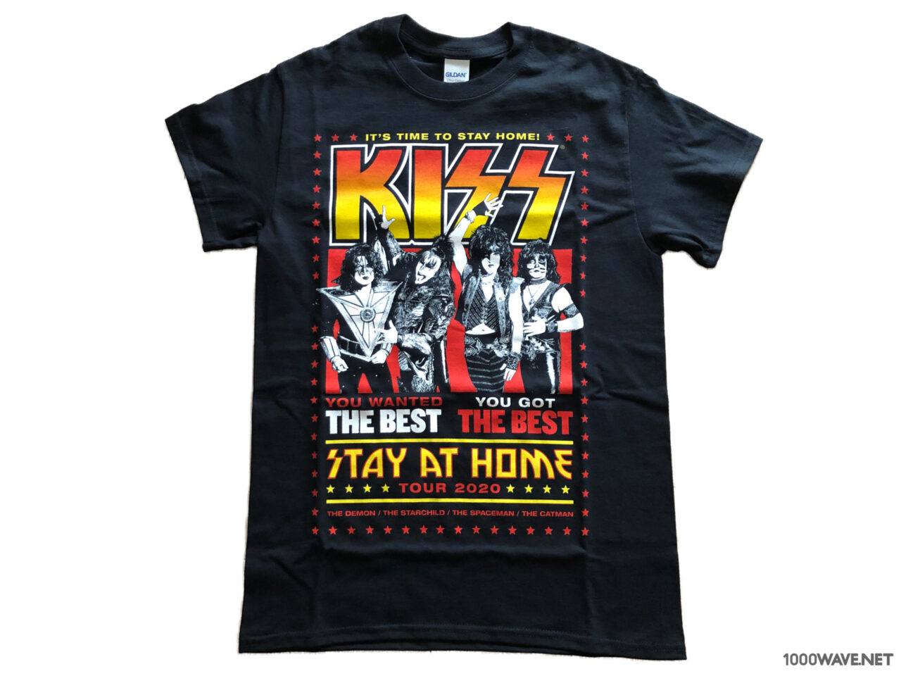 B'z松本さんがSNS動画で着ていたKISS「STAY AT HOME」Tシャツレビュー 