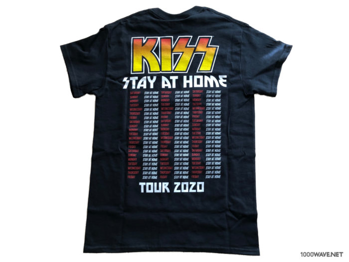 B'z松本さんがSNSで着ていたKISS「STAY AT HOME」チャリティーTシャツレビュー・感想