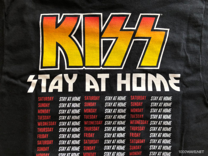 B'z松本さんがSNSで着ていたKISS「STAY AT HOME」チャリティーTシャツレビュー・感想