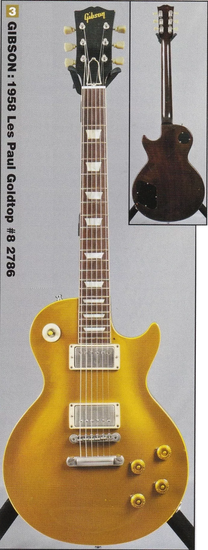 B'z松本さん「Calling」をGibson Les Paul Gold Top 1958 #8-2786で演奏