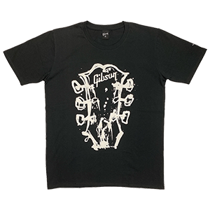 B'z Partyコラボグッズ 【受注生産】Tシャツ／Gibson Head Black ¥7,000(税込)