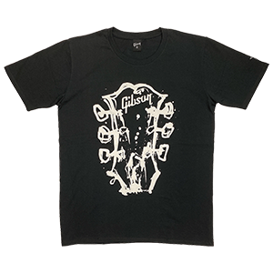 B'z Partyコラボグッズ 【受注生産】Tシャツ/Gibson Head Black ¥7,000(税込)
