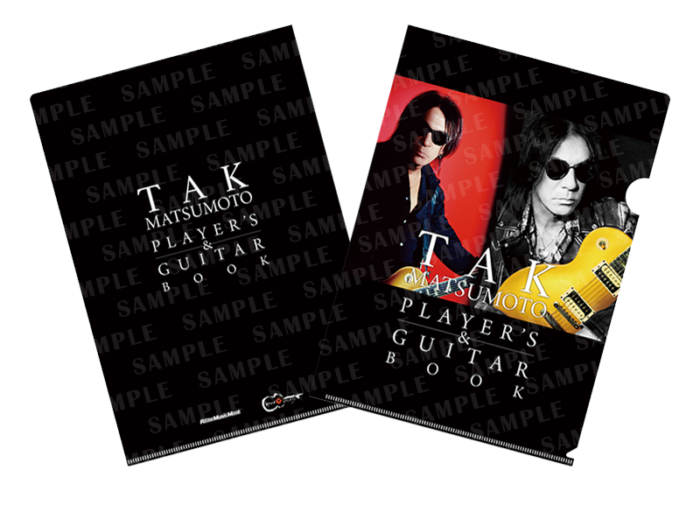 TAK MATSUMOTO PLAYER’S & GUITAR BOOK SPECIAL EDITION 松本孝弘（TAK MATSUMOTO） Musing購入特典：オリジナルクリアファイル