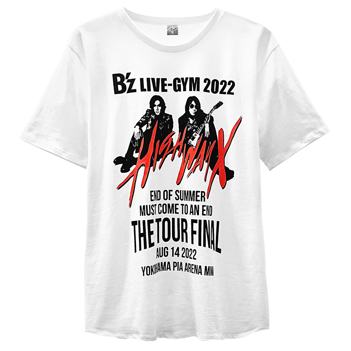 B’z LIVE-GYM 2022 -Highway X- ファイナルTシャツ受注販売